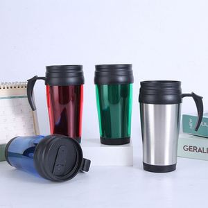 Custom Handle Cup Insulated 201 Stainless Steel Food-grade PP Inner Liner Outer <b>Box</b> Handle Cup for Advertising - Product Image 2