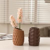 Moule en silicone pour vase et pot à fleurs, motif à pois ovales, surface découpée, en ciment, gypse et époxy, référence M60761