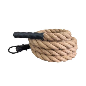 Cuerda de Batalla de Efebra de 38 mm, Cuerda de Escalada Resistente para Entrenamiento de Fuerza de Brazos, Cuerda de Columpio para Ejercicios Físicos, 9 m de Longitud - Product Image 3