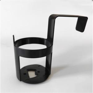 Portavasos para coche, 6,5 cm de diámetro, plástico negro, soporte lateral para puerta, soporte para bebidas y almacenamiento de teléfonos - Product Image 3
