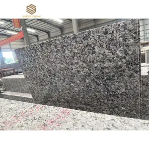 Brasilien Caladonia White Granite Mit Black Dot Küchen spüle Quarz Composite Granit Küchen arbeits platte