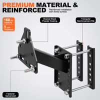 Support de Roue de Secours Robuste en Acier pour Remorque, Capacité 72 kg, Compatible avec les Roues à 4, 5, 6 ou 8 Écrous, Idéal pour Remorques Utilitaires, Bateaux et Marines – Vente Directe Usine