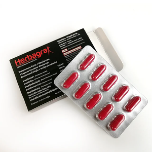 OEM/ODM Herbagra Capsules Rouges Vitalité Masculine Énergie Endurance Soutien 10 Capsules Boîte - Product Image 4