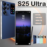 Nouvel Arrivage Téléphone Android 15 S25 Ultra 16 Go de RAM 1 To de ROM Écran OLED 1440*3120 pour Vente en Gros Usine