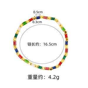 <span class=keywords><strong>Pulseras</strong></span> <span class=keywords><strong>de</strong></span> <span class=keywords><strong>moda</strong></span> para mujer con dijes <span class=keywords><strong>de</strong></span> budismo, ajustables, <span class=keywords><strong>de</strong></span> cuentas esmaltadas, chapadas en oro <span class=keywords><strong>de</strong></span> latón martillado con circonitas, con caja - Product Image 5