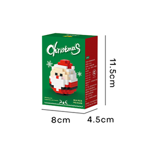 Wholesale Kawaii Nano Block Toys Mini Figures Christmas Gifts Cartoon DIY Toys for Children Christmas Tree Santa Claus - Product Image 6