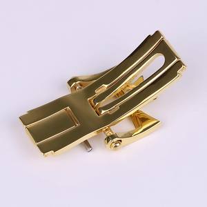 อุปกรณ์เสริมนาฬิกาหนัง <span class=keywords><strong>Jiangshi</strong></span> สายนาฬิกาผีเสื้อพับสองกดปรับสายหนัง20mm - Product Image 5