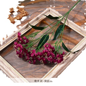 Bouquets de fleurs artificielles de type Morning Glory, fleurs en soie mélangées, décorations de mariage, ornements pour salon, vente en gros - Product Image 5