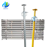 Accessoires d'échafaudage réglables en acier de 3 à 5m Puntales Metalicos et crics d'étaiement en métal Accessoires de support pour construction