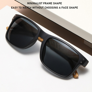 Gafas de Sol de Imitación de Bambú para Hombre, Ligeras, con Protección UV - Product Image 6