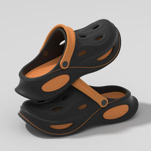 Men's Summer Outdoor Fashion Breathable Non-Slip <b>Clogs</b> Adult Size Standard Thickness Injection Sole EVA Upper Midsole Outsole - Product Image 1