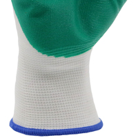 Guantes de Trabajo MaxiTough de Poliéster Calibre 13 con Recubrimiento de Nitrilo Liso, Transpirables, Flexibles, Resistentes a la Grasa, Guantes de Seguridad Industriales