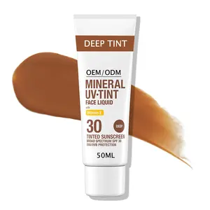 Factory Customize Moisturizing SPF 50 Tinted Sunscreen Face BB Cream & Mineral Sunscreen Against UVA and UVB Rays