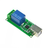 Módulo de Relé USB de 1 Canal y 5V, Conexión HID Plug and Play, Interruptor Inteligente para PC, Sin Necesidad de Controlador, para Encendido/Apagado Controlado por Computadora con Windows