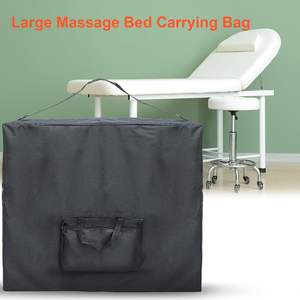 Échantillon gratuit Tables de massage professionnelles en toile noire universelle, design simple et décontracté, sac de transport à fermeture éclair avec une poche, direct usine - Product Image 4