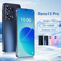 Nuevo Teléfono Inteligente Reno13 Pro 5G con Android 14, Pantalla de Alta Definición de 7.3 Pulgadas, Desbloqueo por Reconocimiento Facial, Gran Almacenamiento de 16+1TB