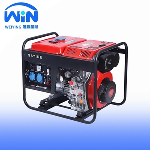 Hiệu quả cao mở máy phát điện diesel đặt 220V 380V 8KW 10KW 15KW với silencer Máy phát điện nhà máy giá - Product Image 1