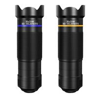 Kit d'objectif téléobjectif HD 36X pour téléphone, objectif téléobjectif universel pour téléphone portable avec mini trépied, clip pour téléphone pour iPhone Samsung