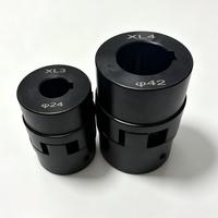 Accouplement flexible XL Star 45 #   Accouplement à mâchoires en acier avec insert élastique GR PU pour pompe à moteur
