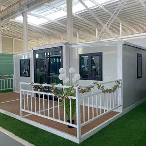 Prefabricated Houses China Homes Low Cost Light Steel Prefab Folding House 40ft Expandable Container House