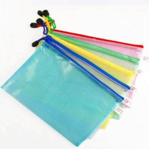Bolsas de Almacenamiento de Documentos con Cierre, de Malla y Plástico, de Alta Calidad - Product Image 1