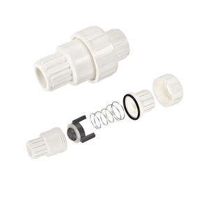 Custom Pvc Terugslagklep Voor <span class=keywords><strong>Aquarium</strong></span> & Tuin-One Way Waterstroom Control Fitting Check Ventiel Pvc - Product Image 1