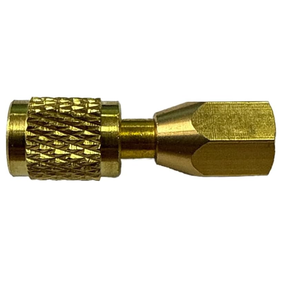 Adattatore in ottone da 1/8 NPT a 1/4 SAE per sistemi di climatizzazione automobilistici - Product Image 4