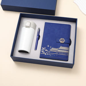 Coffret cadeau d'entreprise durable Tasse en bambou écologique Carnet de notes en papier recyclé Stylo à base de plantes pour les amateurs de café - Product Image 4