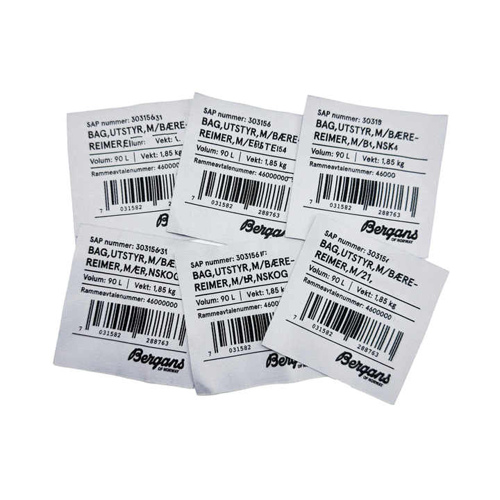 Wholesale High Quality Factory Custom Fabric Garment Accessory Labels ...