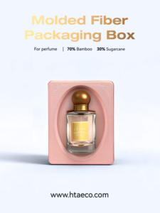 Inserto de Pulpa Moldeada Prensada en Húmedo Sostenible, Bandeja Biodegradable para Botellas de Cosméticos, Embalaje de Perfume, Proveedores de Pulpa Moldeada - Product Image 4