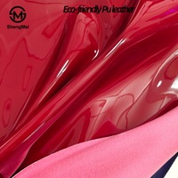 Cuir verni PU ultra-brillant 0,8 mm véritable à trois coupes, finition miroir, résistant à l'abrasion (Modèle MS1565) – Vente en gros