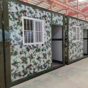 Bâtiment temporaire, maison conteneur pliable 20 pieds 40 pieds, abris d'urgence, maison conteneur modulaire préfabriquée de type X pliable - Product Image 4