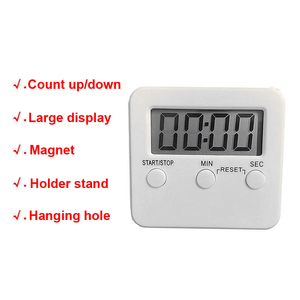 Temporizador de Cocina Digital Mini de Plástico con <span class=keywords><strong>Pantalla</strong></span> LCD, Temporizador de Cocina con Dígitos Grandes, Alarma Fuerte, Base Magnética - Product Image 4