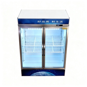 Exhibidor Refrigerador Comercial de Gran Capacidad para Bebidas, Congelador de Refrigeración Directa, Vitrina para Vinos y Agua - Product Image 4