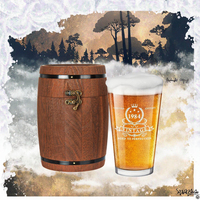 Logo personnalisé 16 oz Verres à whisky 480ml Bière Pinte Verre Père Anniversaire Grand-père Mari Vieil Homme Bourbon Whisky Cadeaux