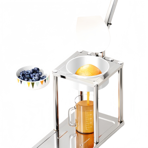 304 Stainless Steel Portable Manual <b>Press</b> Juicer - Professional Citrus & Fresh <b>Orange</b> Juice Extractor - Product Image 5