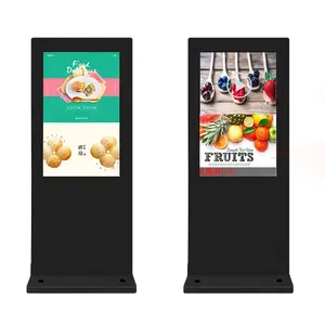 LCD Advertising Display Screen Floor Standing Signage and Digital Displays Indoor Outdoor Kiosk Wall Video