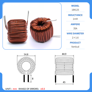Hiệu Suất Cao 3mh 184125 Hình Xuyến Cuộn Cảm Vòng Core Hiệu Quả Pfc Sắt Silicon Nhôm Cung Cấp Điện Biến tần Và DC-DC - Product Image 3