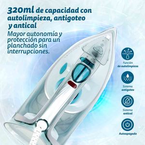 Ferro da Stiro a Vapore Grunkel MaxEase 3200W con Piastra Anodizzata - Product Image 2