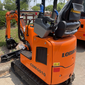 Mini-excavatrice sur chenilles LONKING CDM6010, 1 tonne, excavatrice hydraulique avec moteur, pompe et boîte de vitesses pour travaux agricoles, aménagement paysager et construction - Product Image 3