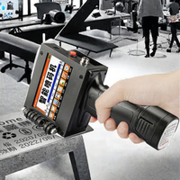 Impresora de Inyección de Tinta de Mano de Media Pulgada, Venta Directa de Fábrica, Pantalla Táctil, USB, Fecha de Caducidad, Código de Barras, Carcasa Metálica