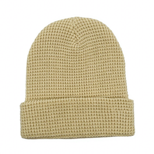 Unisex Acrylic Beanie Hat Solid Color Knitted <b>Winter</b> <b>Cap</b> Casual Style for Adults 56-58CM - Product Image 2
