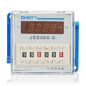 CHINT-relé de retardo de tiempo original, temporizador de JSS48A-S, se utiliza para encender y apagar el circuito regular en el relé de tiempo de circuito