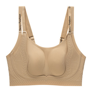 Soutien-gorge pour femmes à forte poitrée, sans armatures, ultra-fin, sans trace, <span class=keywords><strong>grande</strong></span> taille, soutien doux, rassemblement, soutien-gorge Parammary, petites oreilles de <span class=keywords><strong>lapin</strong></span> - Product Image 5