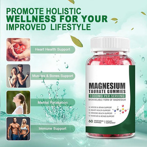 Gommes à base de <span class=keywords><strong>taurine</strong></span> et de magnésium fournies par l'usine pour adultes vitamines transfrontalières Amazon non destinées aux femmes enceintes - Product Image 2