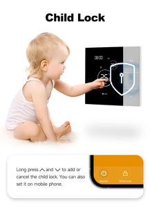 Interruptor Inteligente Eléctrico con Pantalla Táctil, Sistema de Automatización del Hogar Inteligente, Panel Multifunción, Control por Aplicación, Dispositivos Termostáticos - Product Image 4