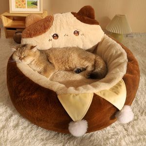 Modern Cartoon Cat & <b>Dog</b> <b>Bed</b> All-Season Universal Pet <b>Sofa</b> with Winter Warmth Washable & Eco-Friendly Anti-Slip Design - Product Image 1