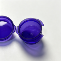 Pot cosmétique à couvercle rabattable de 1g, 3g, 5g, 10g, petit récipient en plastique pour crème, aliments, animaux de compagnie, avec couvercle à vis facile à ouvrir