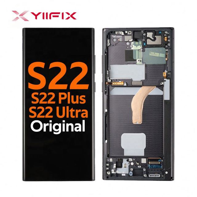 Mobile Phone Lcds Touch Screen Display Original for Samsung S22 5g Plus Ultra Tela Amoled Fix Broken Phone Screen 100% Tested