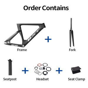 Telaio BXT in carbonio per bici da pista, telaio in fibra BSA per bici da corsa, telaio per bici a scatto fisso 120*9mm con forcellino posteriore, ricambi per biciclette - Product Image 5